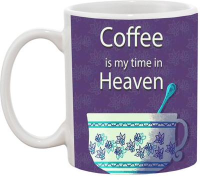 

Ashvah Chris Gayle Ceramic Mug(350 ml), White