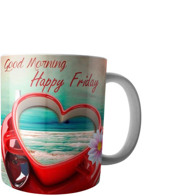 

RD Creations Specially Designed Good Morning Coffee PWMGM2080 Ceramic Mug(300 ml), Multicolor