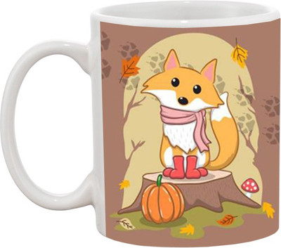 

Ashvah Cartoon 860 Ceramic Mug(350 ml), White