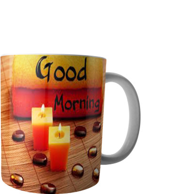 

RD Creations Specially Designed Good Morning Coffee PWMGM2092 Ceramic Mug(300 ml), Multicolor