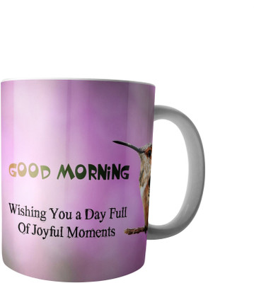 

RD Creations Specially Designed Good Morning Coffee PWMGM2098 Ceramic Mug(300 ml), Multicolor