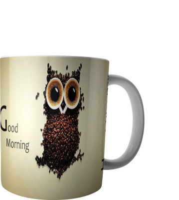 

RD Creations Specially Designed Good Morning Coffee PWMGM2017 Ceramic Mug(300 ml), Multicolor