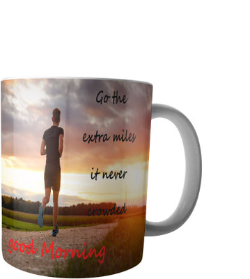 

RD Creations Specially Designed Good Morning Coffee PWMGM2042 Ceramic Mug(300 ml), Multicolor