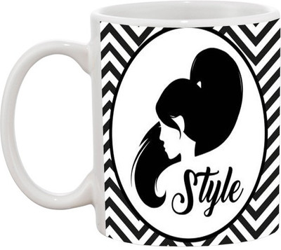 

Ashvah STYLE Ceramic Mug(350 ml), White