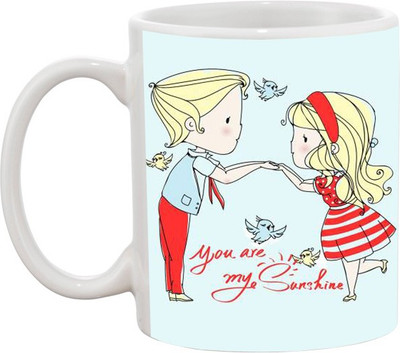 

Ashvah You're My Sunshine Ceramic Mug(350 ml), White