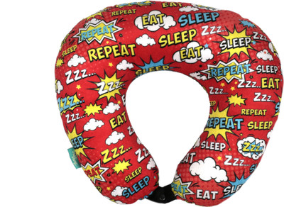 

Thathing Eat Sleep Neck Pillow Neck Pillow(Red), Na