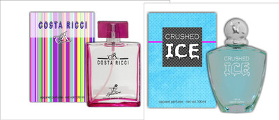 

TFZ Signature Exotic Costa Ricci and Crushed Ice Perfume Combo 200ML Eau de Parfum - 200 ml(For Men & Women)