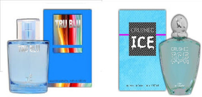TFZ Signature Exotic Tru Blu and Crushed Ice Perfume Combo 200ML Eau de Parfum - 200 ml(For Men & Women)
