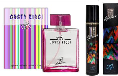 

TFZ Signature Exotic Costa Ricci and Life Perfume Combo 300ML Eau de Parfum - 200 ml(For Men & Women)