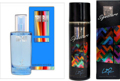 

TFZ Signature Exotic Tru Blu and Life Perfume Combo 300ML Eau de Parfum - 200 ml(For Men & Women)