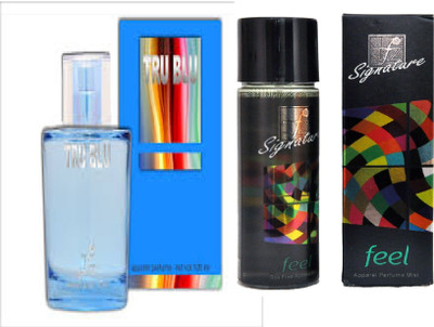 

TFZ Signature Exotic Tru Blu and Feel Perfume Combo 300ML Eau de Parfum - 200 ml(For Men & Women)