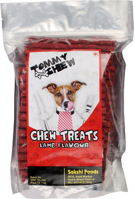 

TommyChew TommyChew Chew Treat for Dogs Lamb flavour (950 gms) Lamb Dog Chew(950 g, Pack of 1)