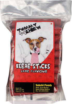 

TommyChew TommyChew Kebab Treat for Dogs Lamb flavour (950 gms) Lamb Dog Chew(950 g, Pack of 1)