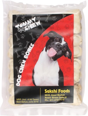 

TommyChew TommyChew Pressed Bones for Dogs 4 Inch (Pack of 4) Dog Chew(250 g, Pack of 4)