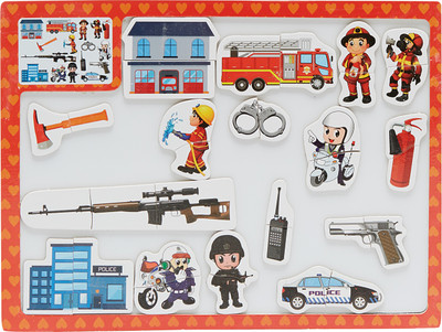 

EZ Life Kids Puzzle with Magnetic White Board - Rescue Squad(1 Pieces)