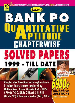 Bank Po Quantitative Aptitude Chapterwise Solved Papers 1999-Till Date 6900+(Paperback, s.n. prasad)