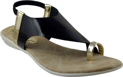 

Mega Steps Women Black::Gold Casual