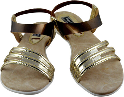 Mega Steps Women Gold::Copper Flats