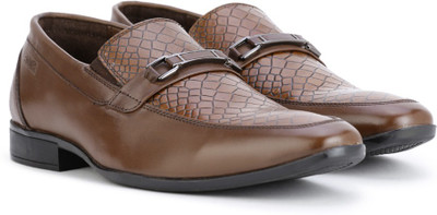

Lee Cooper Leather Slip On Shoes For Men(Tan