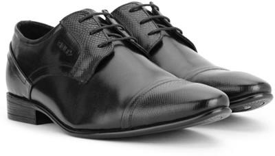 

Lee Cooper Leather Lace Up Shoes For Men(Black