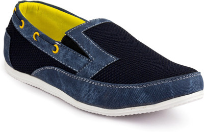 

Rosso Italiano Mens Casual Shoes Loafers For Men(Blue