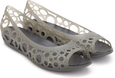 

Crocs Bellies For Women(Grey, Black/black