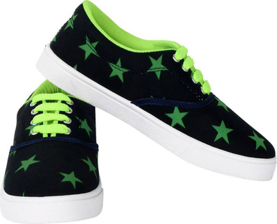 

paya WCC004 Casuals For Women(Black, Green