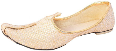 

Ramraj Men Synthetic Wedding Mojari Jutis For Men(Brown