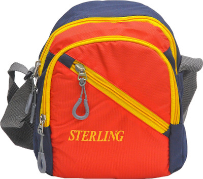 

Sterling Men & Women Casual Red Canvas Sling Bag