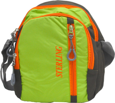 

Sterling Men & Women Casual Green Canvas Sling Bag