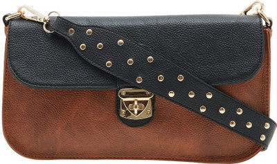 

Esbeda Women Casual Brown PU Sling Bag
