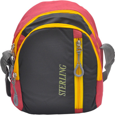 

Sterling Men & Women Casual Black, Red Canvas Sling Bag