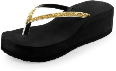 Shoe Lab Women Slippers(Gold 38)