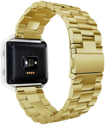 

J FITBITBLAZED25.4-7.6STAPGOLDEN Smart Watch Strap(Yellow), Golden