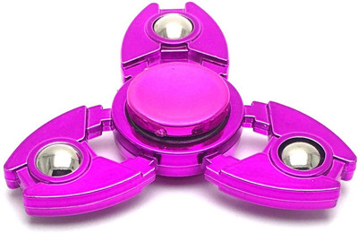 

FashBlush Magenta Crab Legs Fidget Hand Spinner Anti Anxiety, Stress Reliever with Steel Balls, Glossy Finish(Pink)