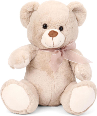 

Starwalk Bear Plush Grey Colour With Side Ribbon 25 cm - 25 cm(Multicolor)