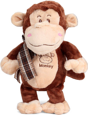 

Starwalk Monkey Plush With Scarf 26 cm - 26 cm(Multicolor)