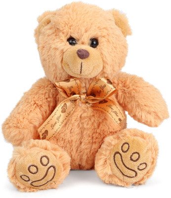 

Starwalk Bear Plush Brown colour with Bronze Ribbon - 40 cm(Multicolour)