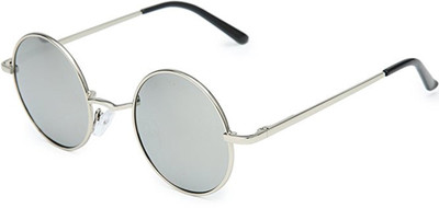 

Azmani Round Sunglasses(Orange)
