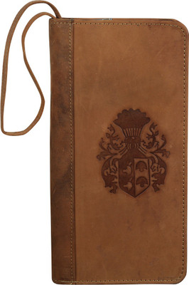 

Style 98 Women Casual Tan Genuine Leather Card Holder(8 Card Slots)
