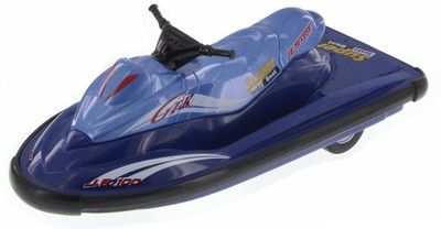 

Welly 5.75'' Die Cast Metal wave Ski Pull Back and Go Action(Blue)