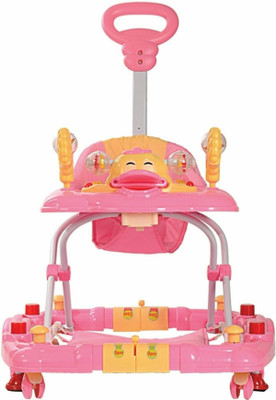

Baby Love Musical 2-in-1 Walker With Parent Rod(Pink)