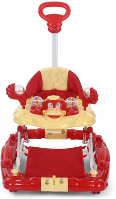 

Baby Love Musical 2-in-1 Walker With Parent Rod(Red)