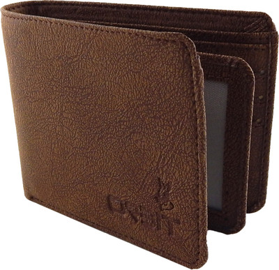 

Orbit Men Brown Genuine Leather, Fabric Wallet(8 Card Slots)