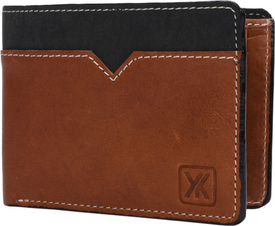 

Yark Men Brown Genuine Leather Wallet(3 Card Slots)