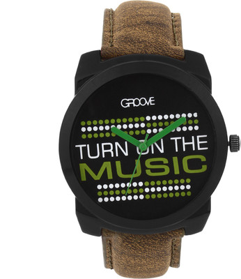 

Groove Furious Black Colour Watch - For Men