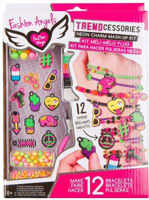 

Hamleys Fashion Angels Enterprises Neon Emoji Charm Mash-Up Bracelet Kit