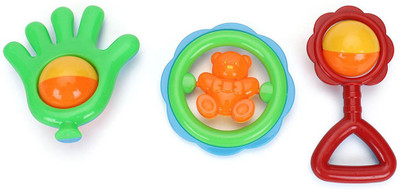 

Smiles Creation Set Toys for Kids - Pack Of 3 Rattle(Multicolor)