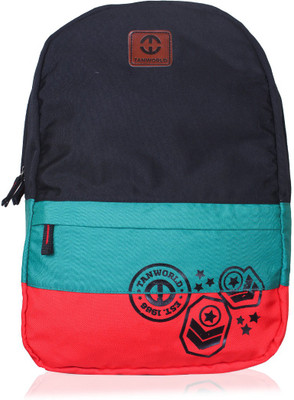 

Tanworld GenX Trio 14 L Backpack(Multicolor), Black