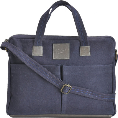 

CANVAS & AWL CA081DBL Waterproof Messenger Bag(Dark Blue, 13 inch)